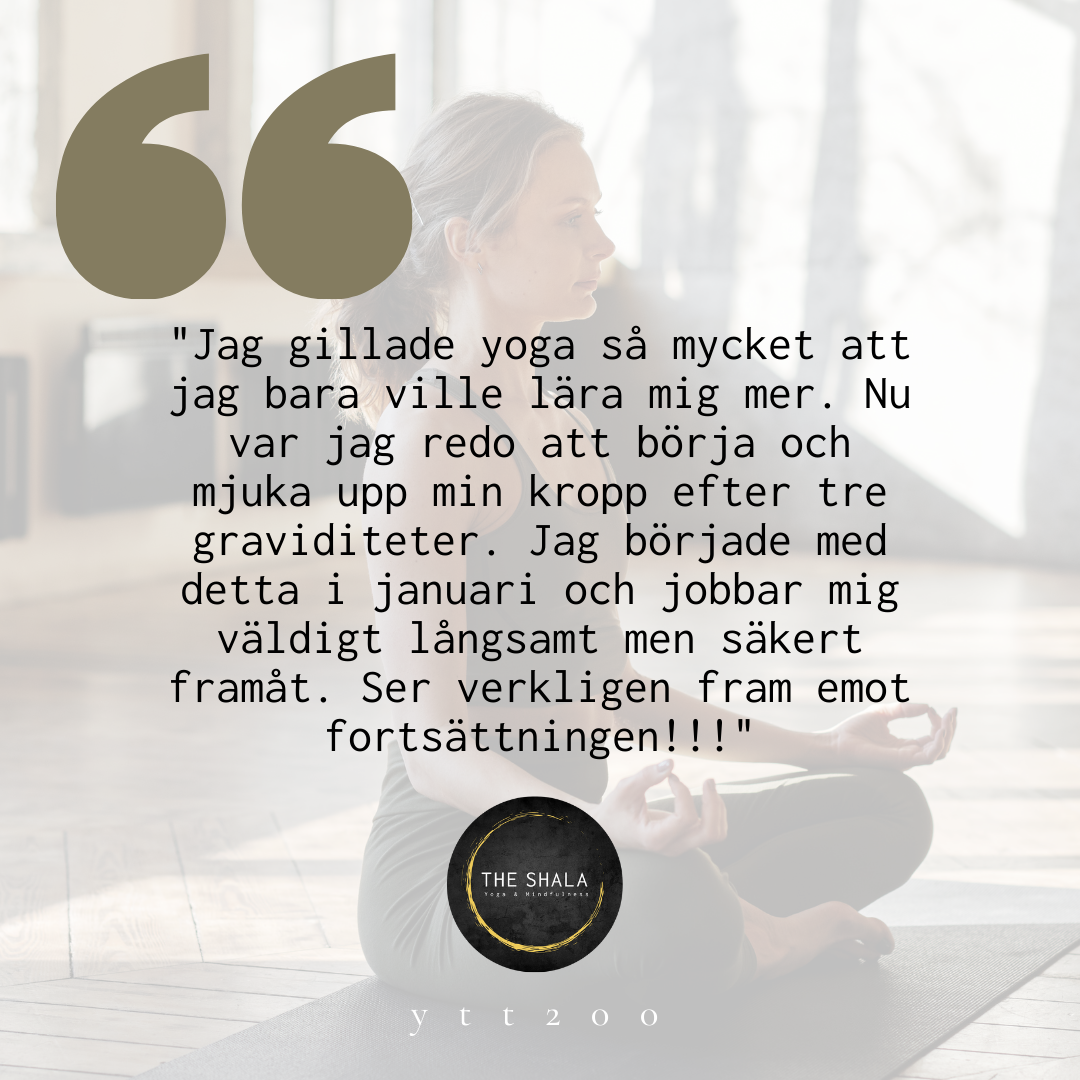 *Hösterbjudande* Hatha och Yin Yogautbildning Online