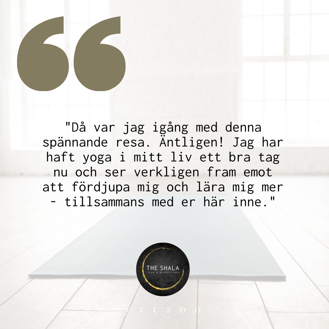 *Hösterbjudande* Hatha och Yin Yogautbildning Online