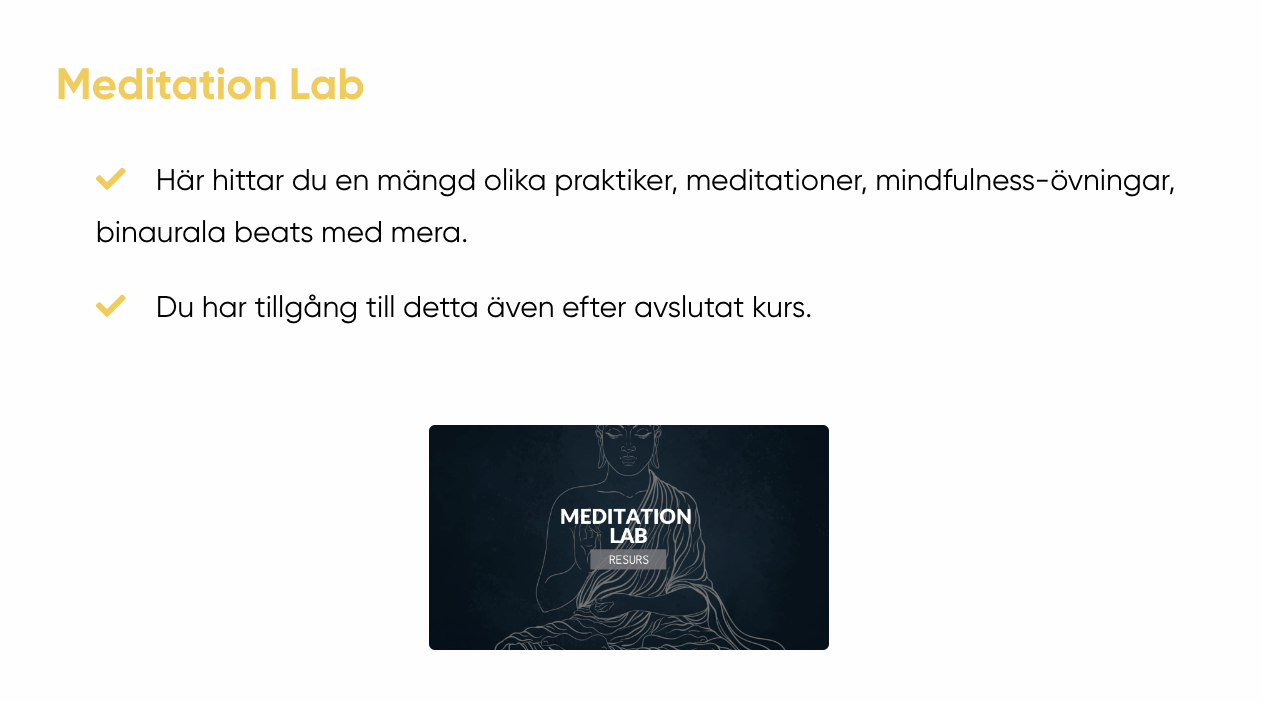 Meditations- och Mindfulnessinstruktör Online