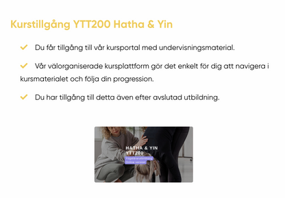 *Nyårserbjudande*Hatha och Yin Yogautbildning Online