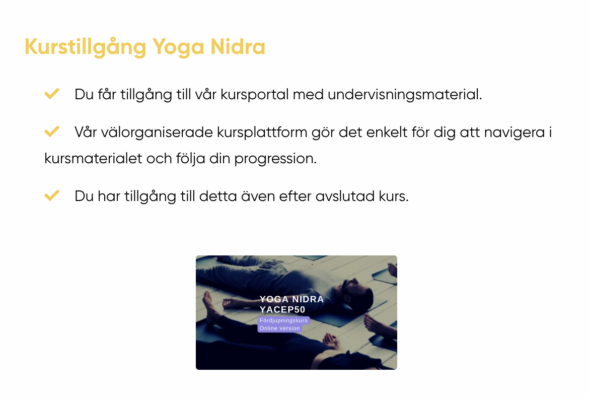 *Nyårserbjudande* Yoga Nidra Fördjupningskurs Online