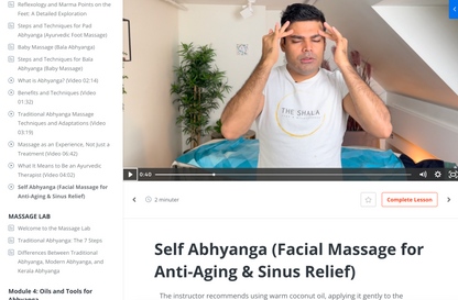 Ayurvedisk Massageterapeut Online